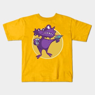 Raygun alien Kids T-Shirt